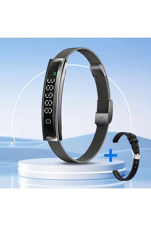 Smart Fitness Band — Bluetooth 5.3, Sleep & Step Tracker