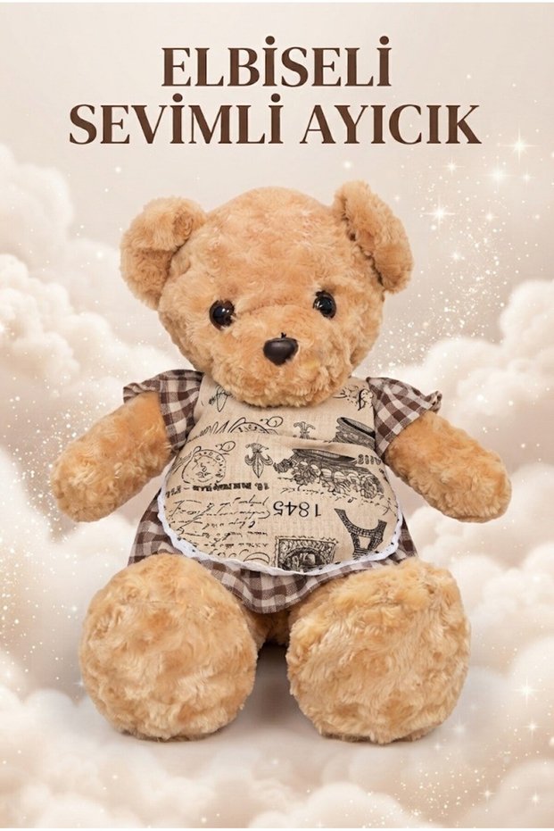 Cute Teddy Bear in Dress 60 cm Figure Plush Toy - Large Ultra Soft Plush Toy
