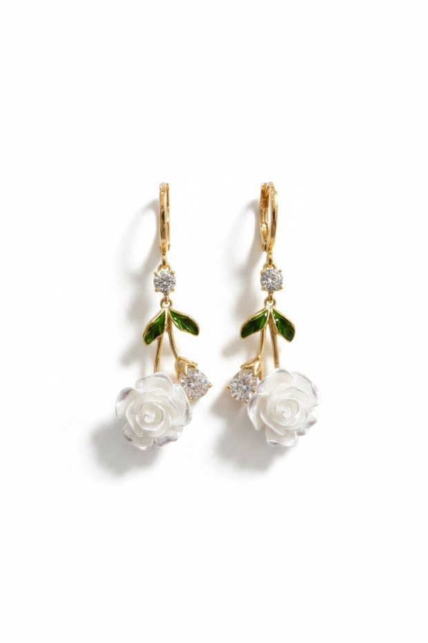 Flower Model Women's Earrings