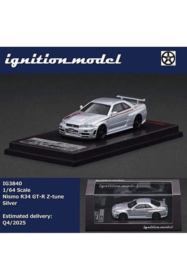 Nissan Skyline R34 Gtr Nismo Z-Tune Silver Model