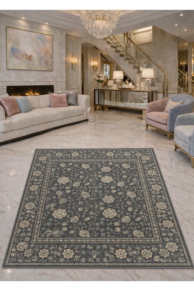Sdt Mixed Patterned Modern Woven Base Decorative Carpet Sdtamor1371