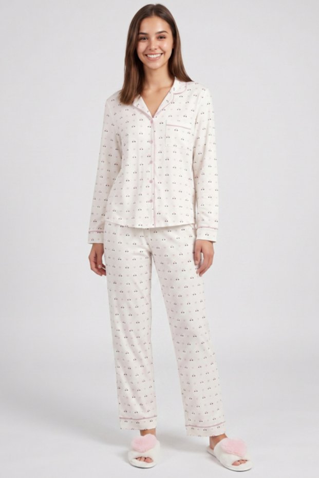 Patterned Pyjama Set