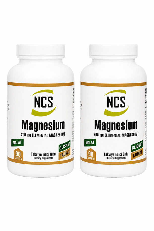 Magnesium Malate Glisnat Taurate 90 Tablets 2 Pieces