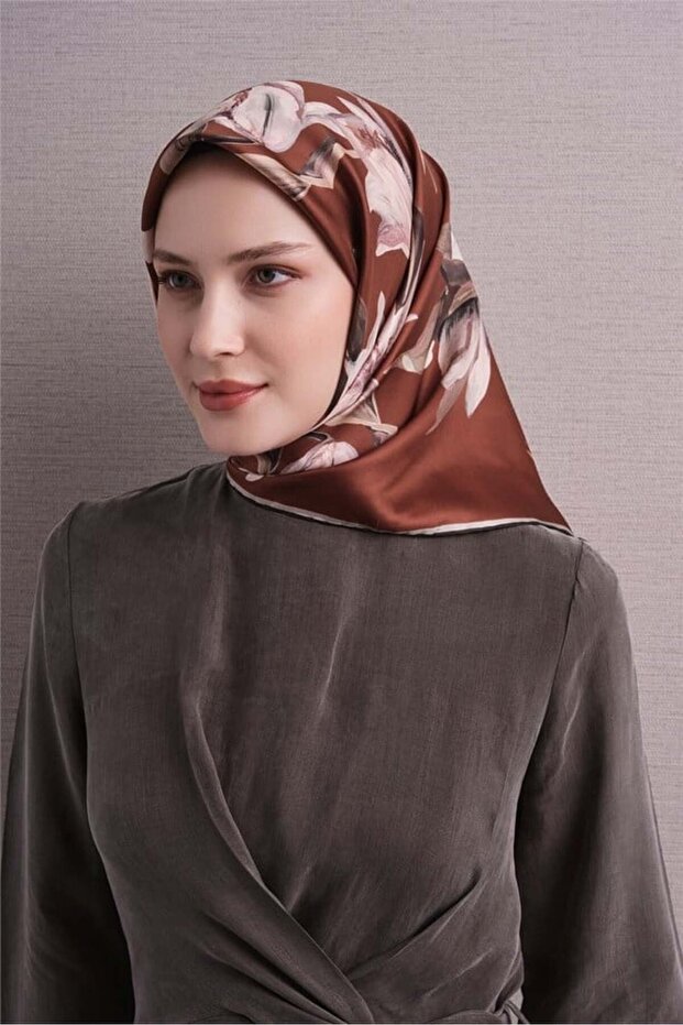 وشاح حرير ساتان 9620D-54