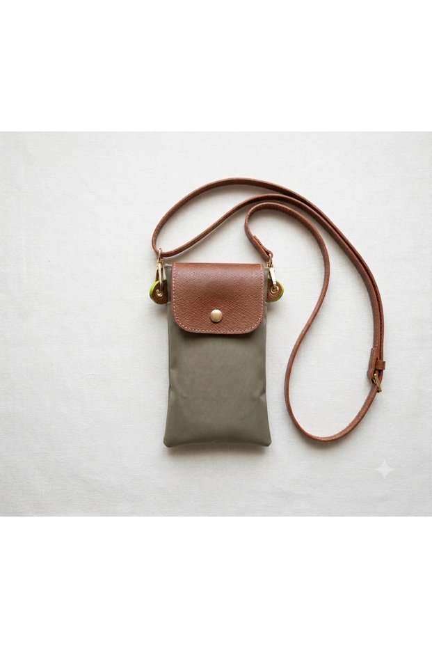 Women's Long Strap Hooked Waterproof Crossbody Long Strap Phone Bag