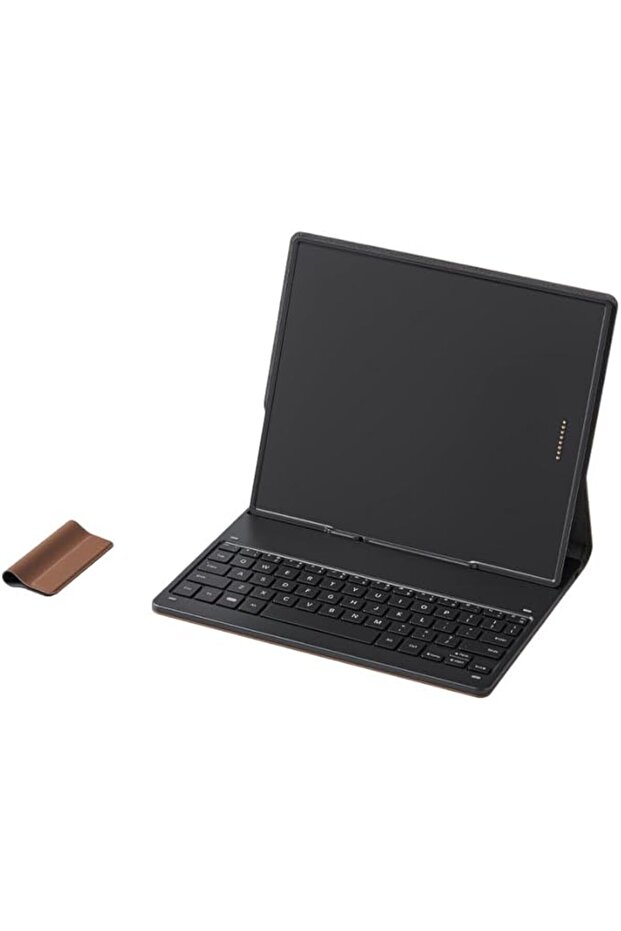 لوحة مفاتيح نوت إير5سي بتخطيط QWERTY أمريكي مع غطاء حماية وحامل مغناطيسي قابل للطي