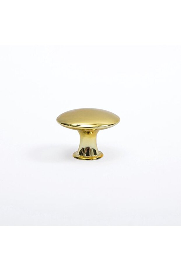 Cabinet knobs 5pc gold 15mm single-hole for drawers.