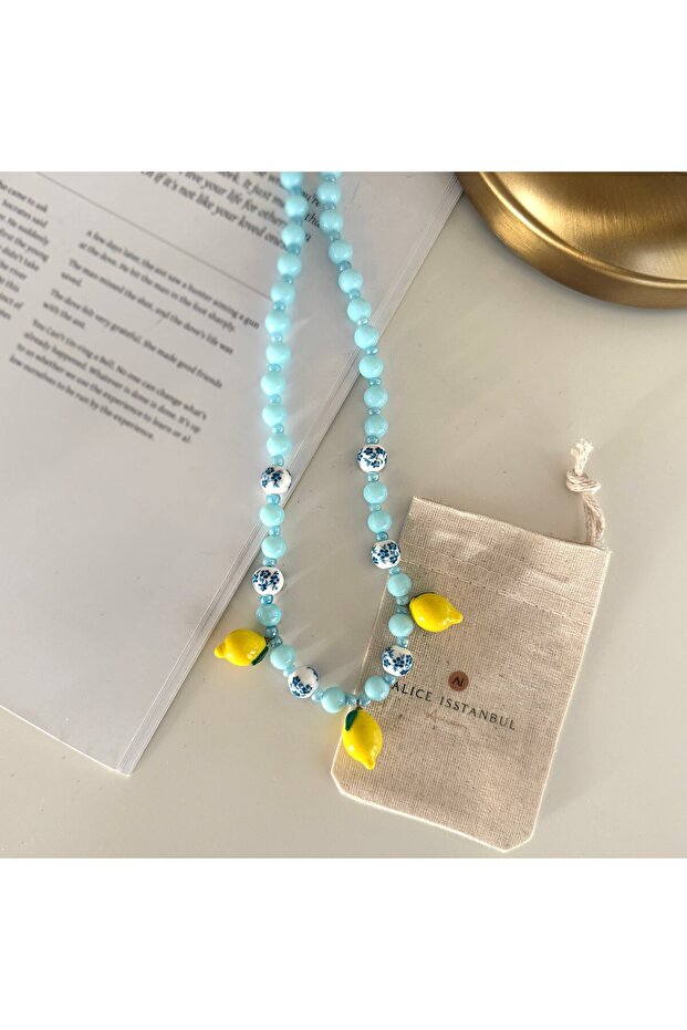 Lemon Charm Necklace