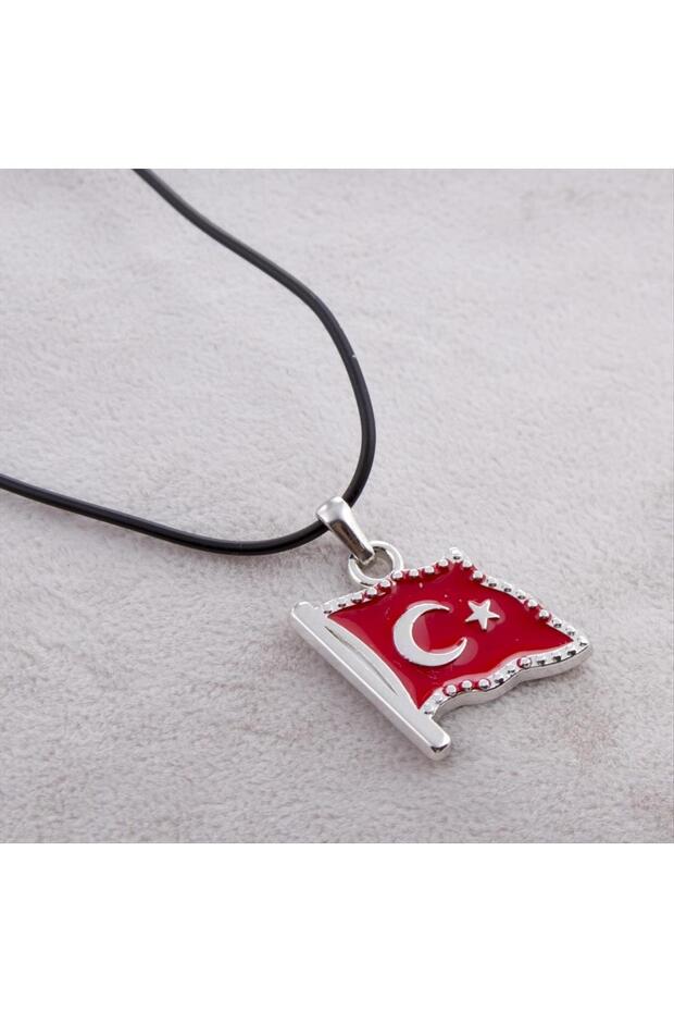 Ilkestor Moon (232816) Star Necklace-Red
