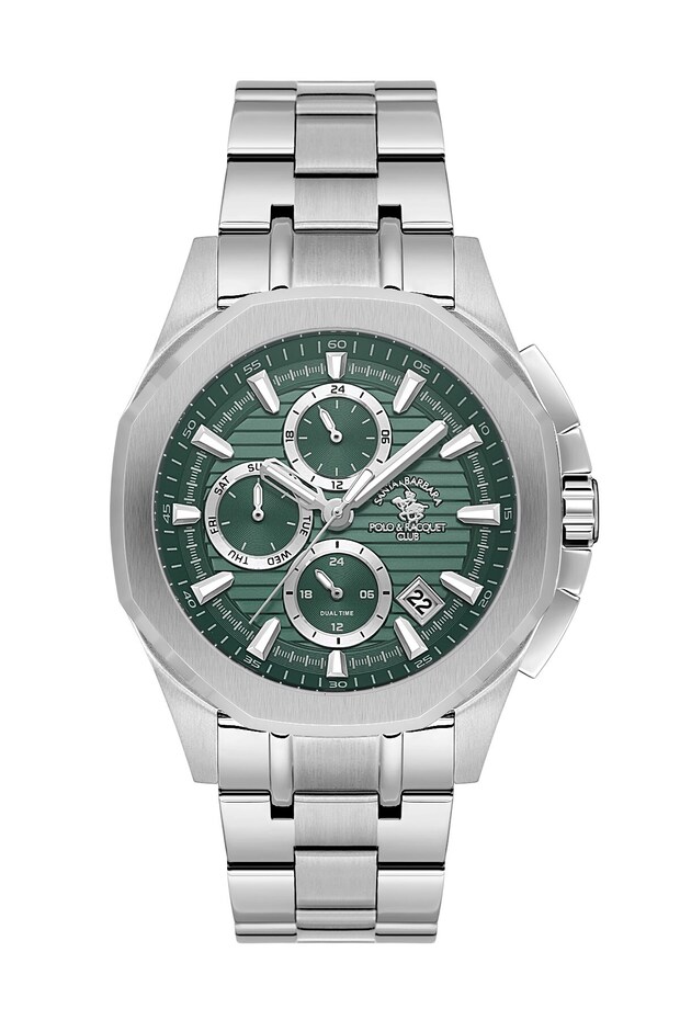 Santa Barbara Polo & Racquet Club Metal Cord Male Wrist Watch 5Atm Essa-Sb.1.10608-4