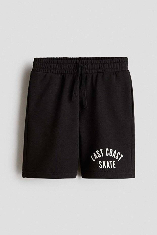 Printed sweatshorts