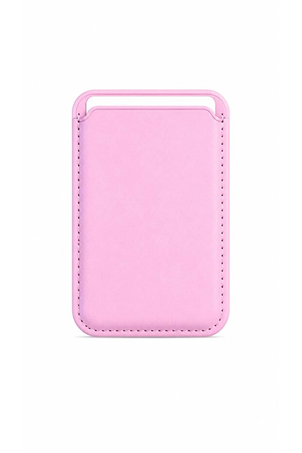 Micro Woven Wallet Leather Card Holder with Magsafe for iPhone