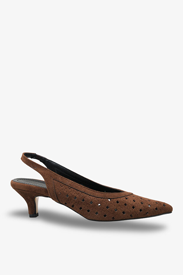 Caarel Women's Heeled Shoes - Brown Suede
