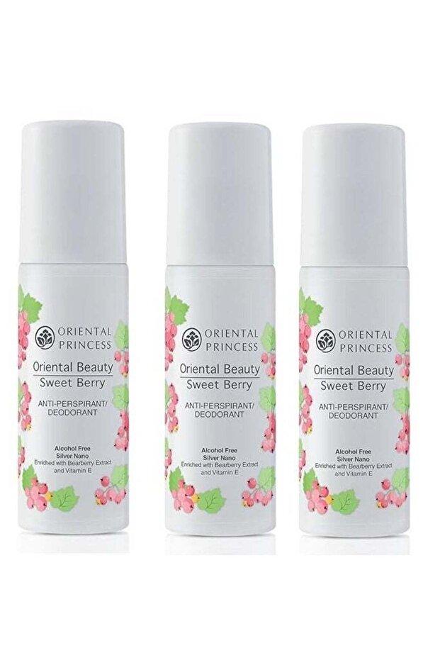 Oriental Beauty Sweet Berry ANTI-PERSPIRANT DEODORANT 70 ml (3pcs)