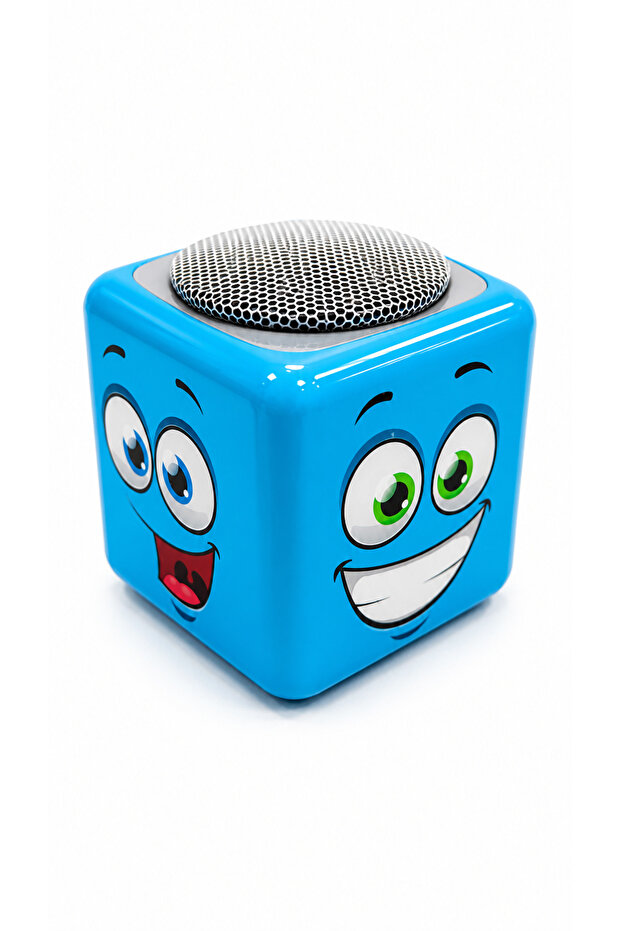Colorful Mini Emoji Grass Man Blue