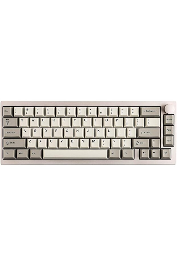 لوحة مفاتيح ألعاب لاسلكية من الألومنيوم P65 QMK/VIA، بتقنية Gasket-Mount، تدعم البلوتوث/2.4 جيجاهرتز/USB (من النوع A إلى C)