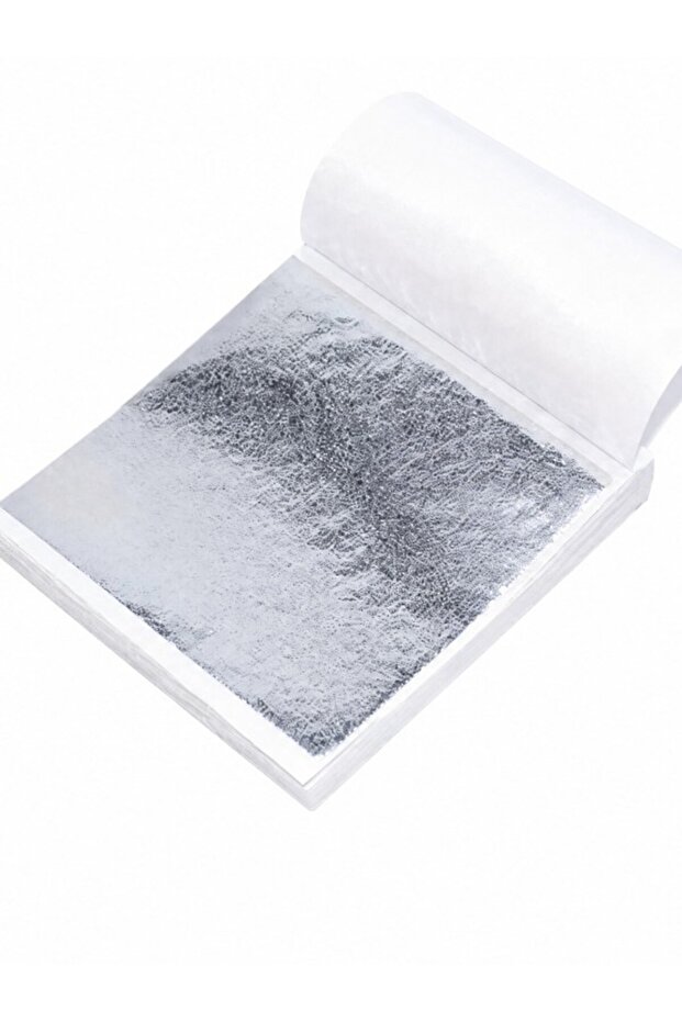 Silver Leaf Foil 10 Pieces 9X9 cm Epoxy Resin