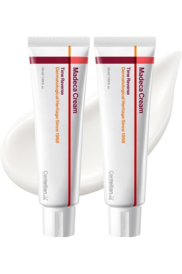 Madeca Cream Time Reverse (2PK) 1.69 fl oz x 2 | Face Moisturizer Duo with TECA and Ce