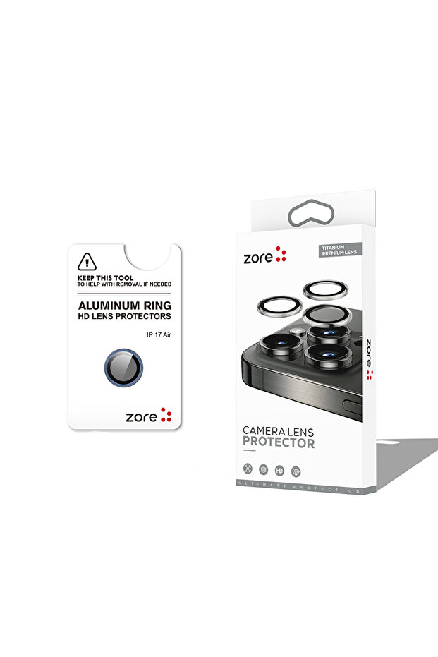 iPhone 17 Air Camera Lens Protector Sapphire Non-Distorting Image Quality Anti-Glare Premium