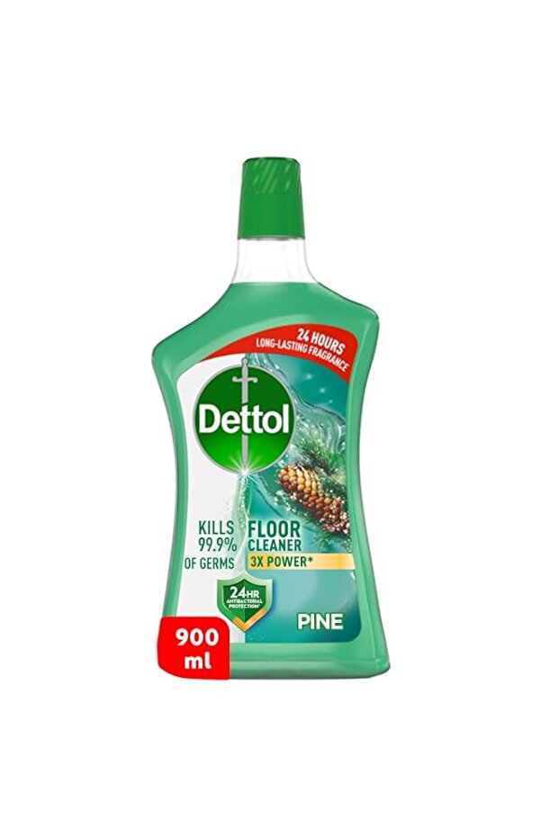 Dettol Antibacterial Power Floor Cleaner, Pine, 900ml