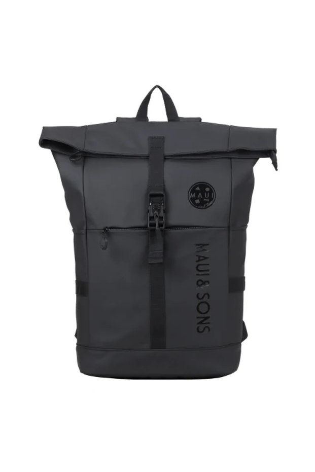 Backpack 20lt polyester μαύρο MAUI&SONS