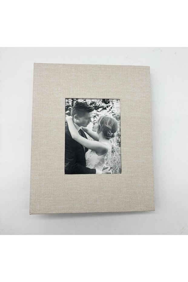 Beige 1PCS Linen Cover 4x6 Photo Album 200 Pockets Slip-in Design Protects Photos Travel Photos