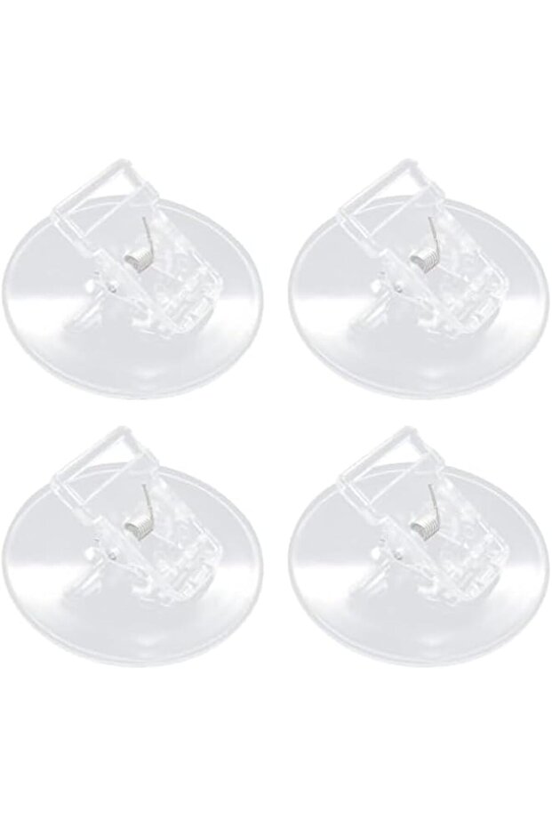 4 Pack Shower Curtain Clips, Windproof Shower Splash Guard,Self Adhesive Shower Curtain Holder for Inside Shower Splash Water Wall,Clear