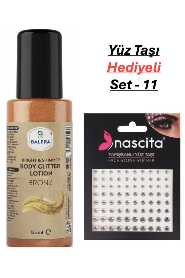 Body Lotion Glittery 125 ml & Facial Stone Gift-11
