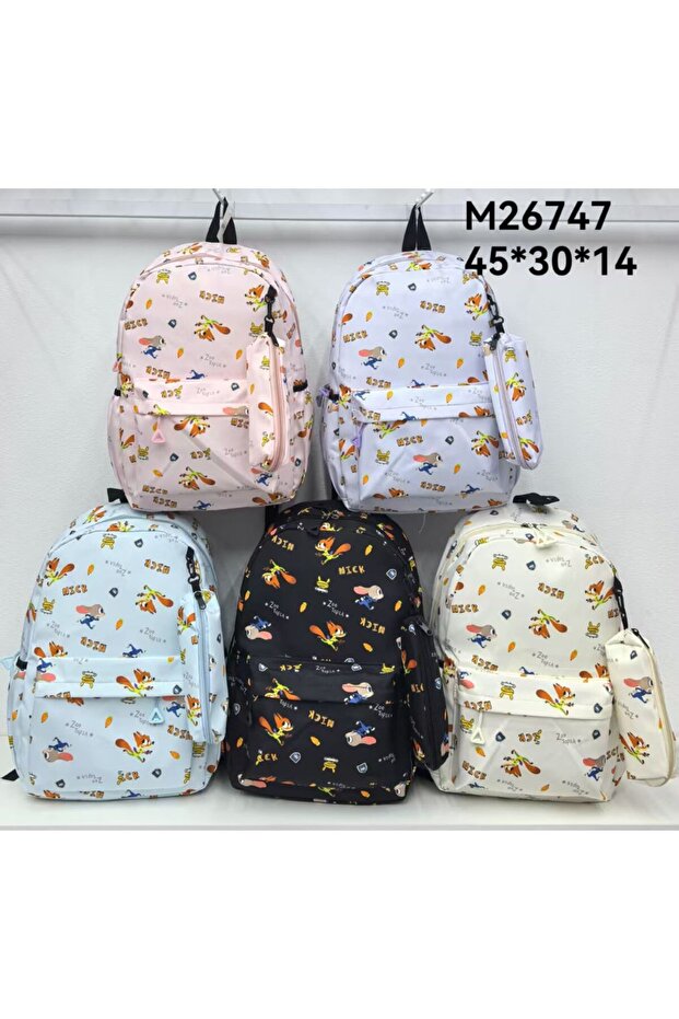 Cartoon School Backpack 45X30X14 cm