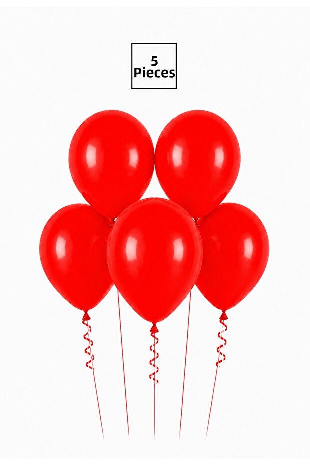 Red Balloon 5 Pieces
