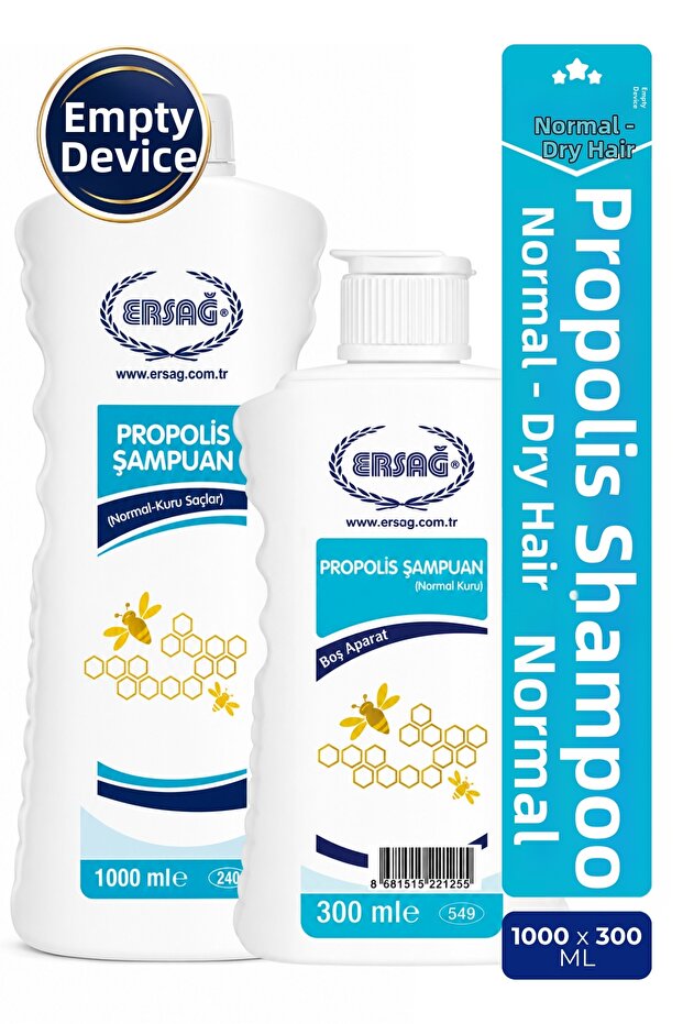 Propolis Shampoo with Apparatus for Normal-Dry Hair 1000 ml