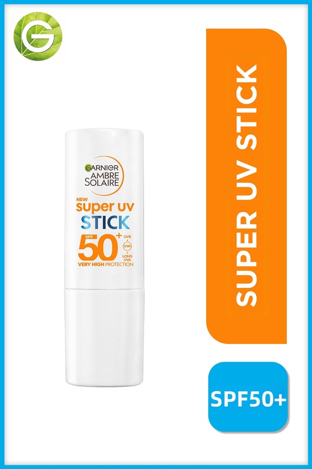 Ambre Solaire Super Uv Stick Spf 50+ Daily Moisturizing Sunscreen Stick 9 Gr