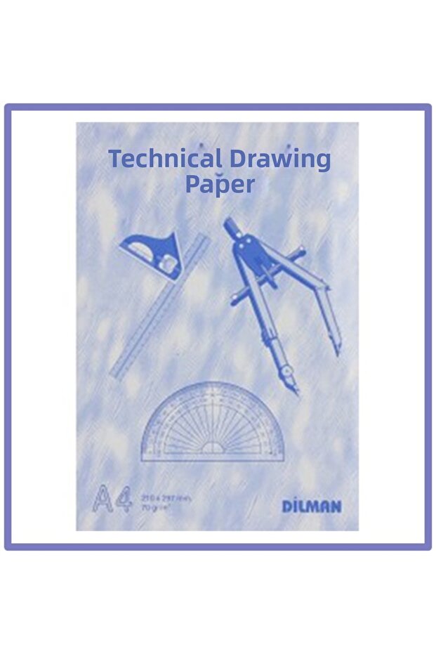 Technical Drawing Paper A4 Vertical 40 Sheets