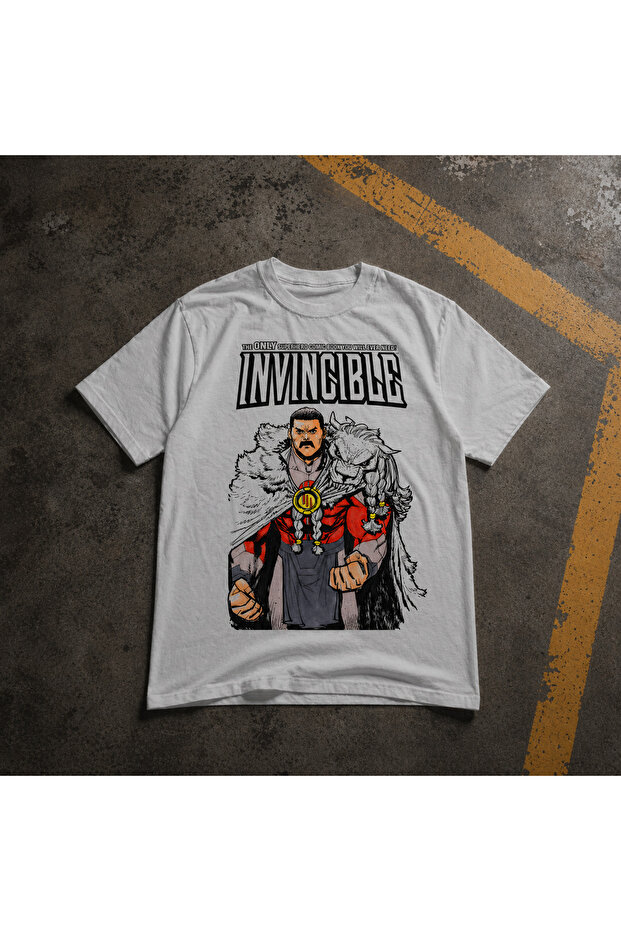تي شيرت مطبوع عليه Invincible Comic Emperor Thragg مقاس كبير