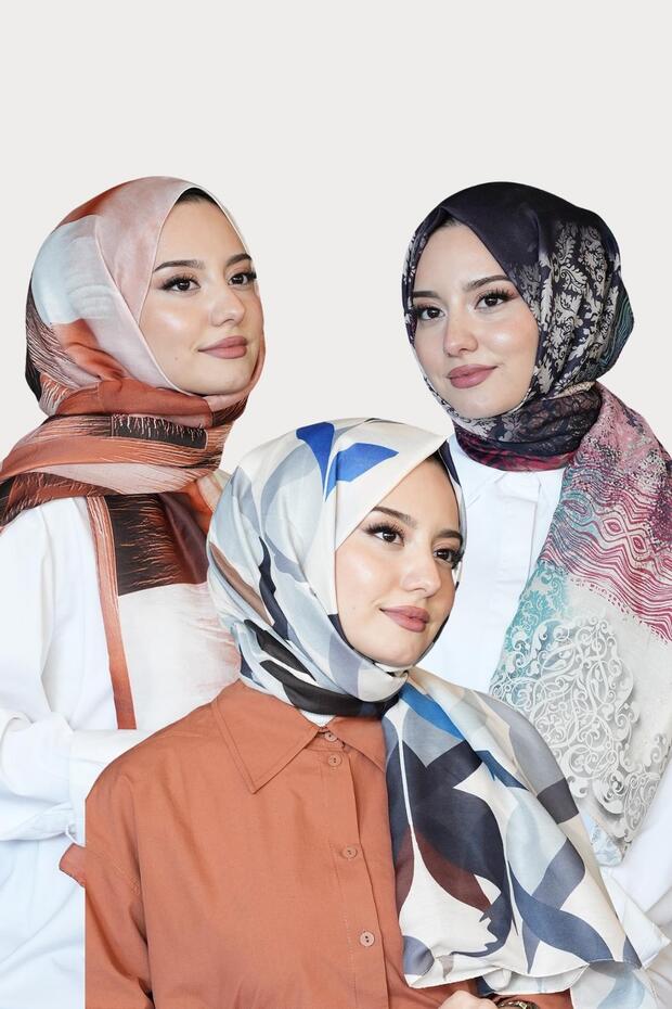 Abstract, Wavy Pattern Soft Cotton Shawl Buy 3 Pay for 2