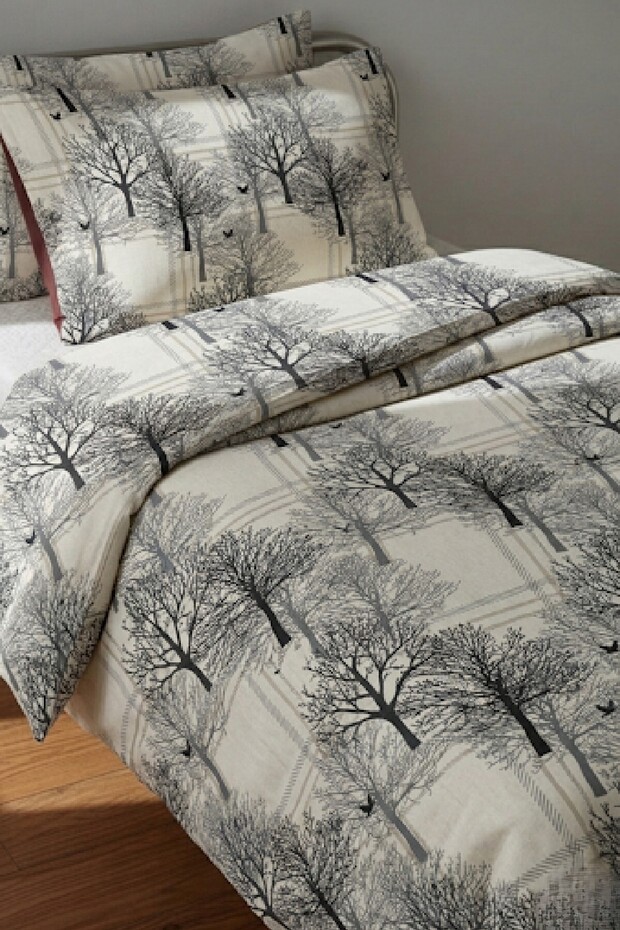 Single Person Tree-Friendly Elasticated Natural Healthy Cotton Single Duvet Cover Set