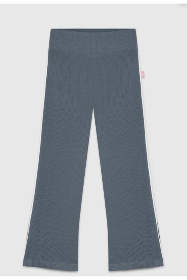 Regular Fit Elastic Waist Wide Leg Leggings Girls' Leggings Bntg23310
