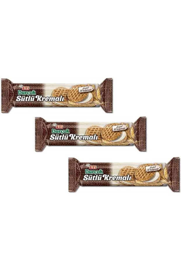 Burçak Milky Creamy Oatmeal Biscuit 10 Gr. X 3 Pieces