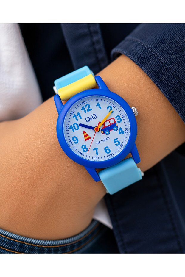 10 Atm Waterproof Boy's Wristwatch with Silicone Strap