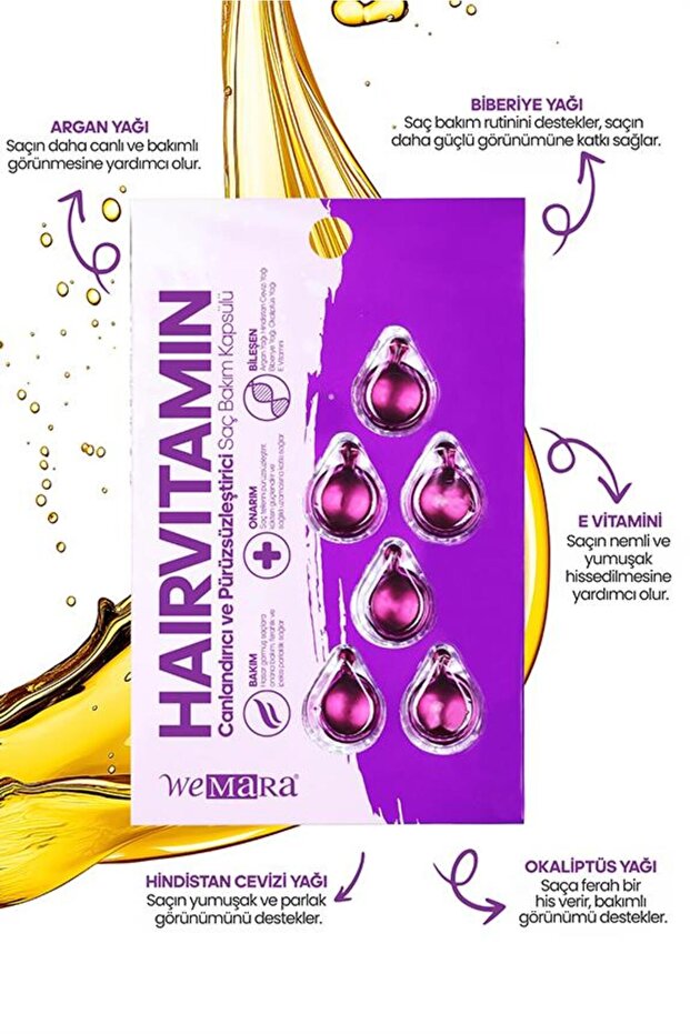 Wemara Revitalizing and Smoothing Hair Care Capsule