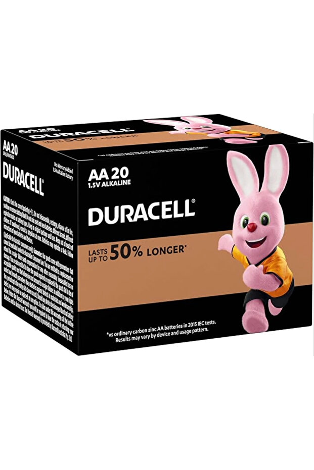AA Alkaline Batteries – Long Lasting Power, Leakage Protection, Up to 10 Years Storage – 20 Pcs Box Pack
