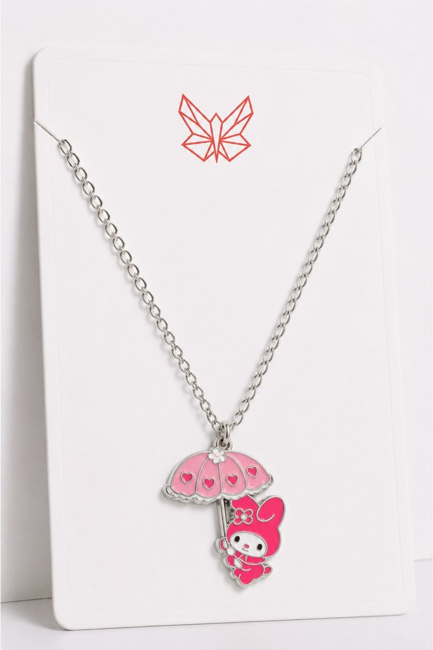Children's Necklace Colorful Children's Necklaces with Hello Kity and Kuromi Designs