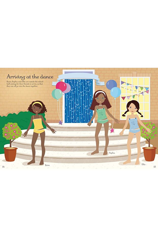 Sticker Dolly Dressing School Dance - 4
