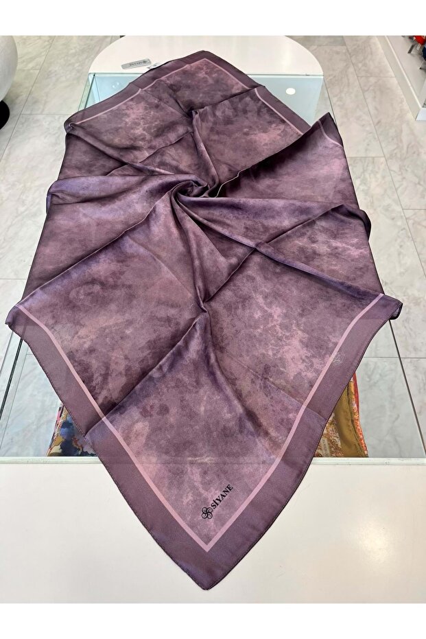 Black Cloud Pattern Crystal Scarf - 12 - 1