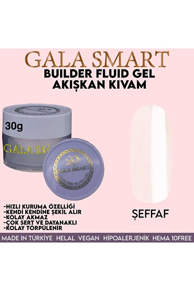 - BUİLDER FLUİD GEL 30 G - CLEAR (ŞEFFAF)