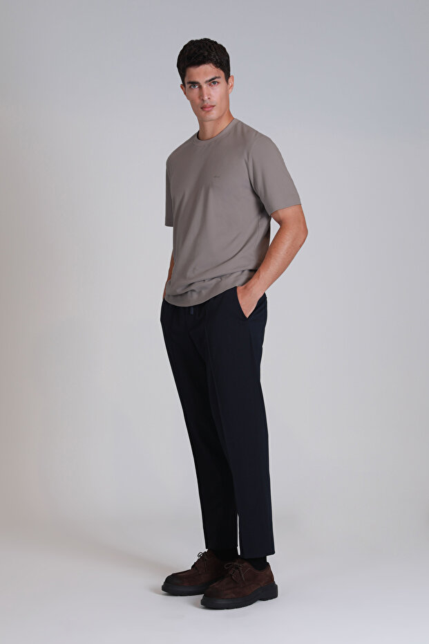 Casa Men's Basic T-Shirt Sand - 3