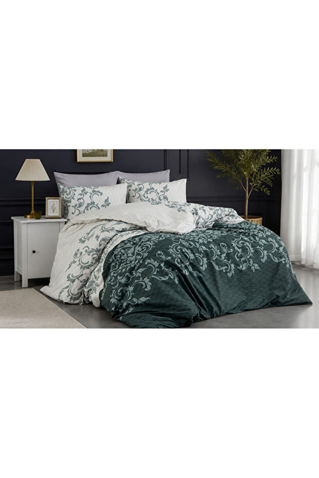 Lucca Ranforce 100% Cotton Double Duvet Cover Set
