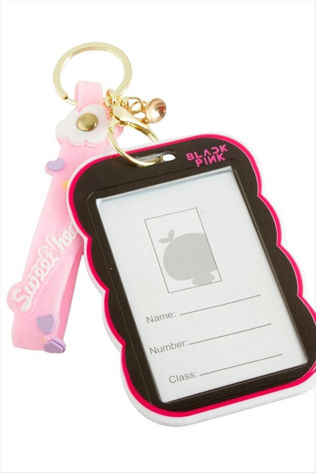 Glblseme Rectangular Card Holder Silicone Keychain (30712) - Ebruli - 3
