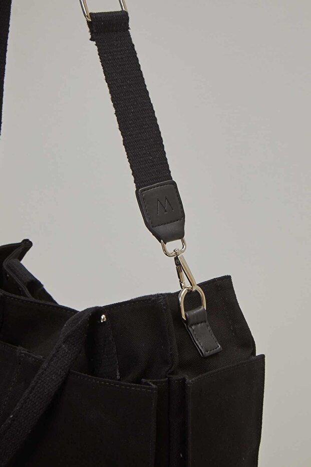 Canvas Everyday Bag Black - 8