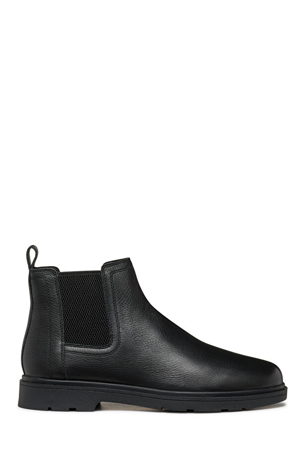 Men's Black Spherica Ec1 Leather Chelsea Boots U36D1C00046C9997